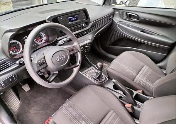 Hyundai i20 cena 54900 przebieg: 74017, rok produkcji 2021 z Młynary małe 277